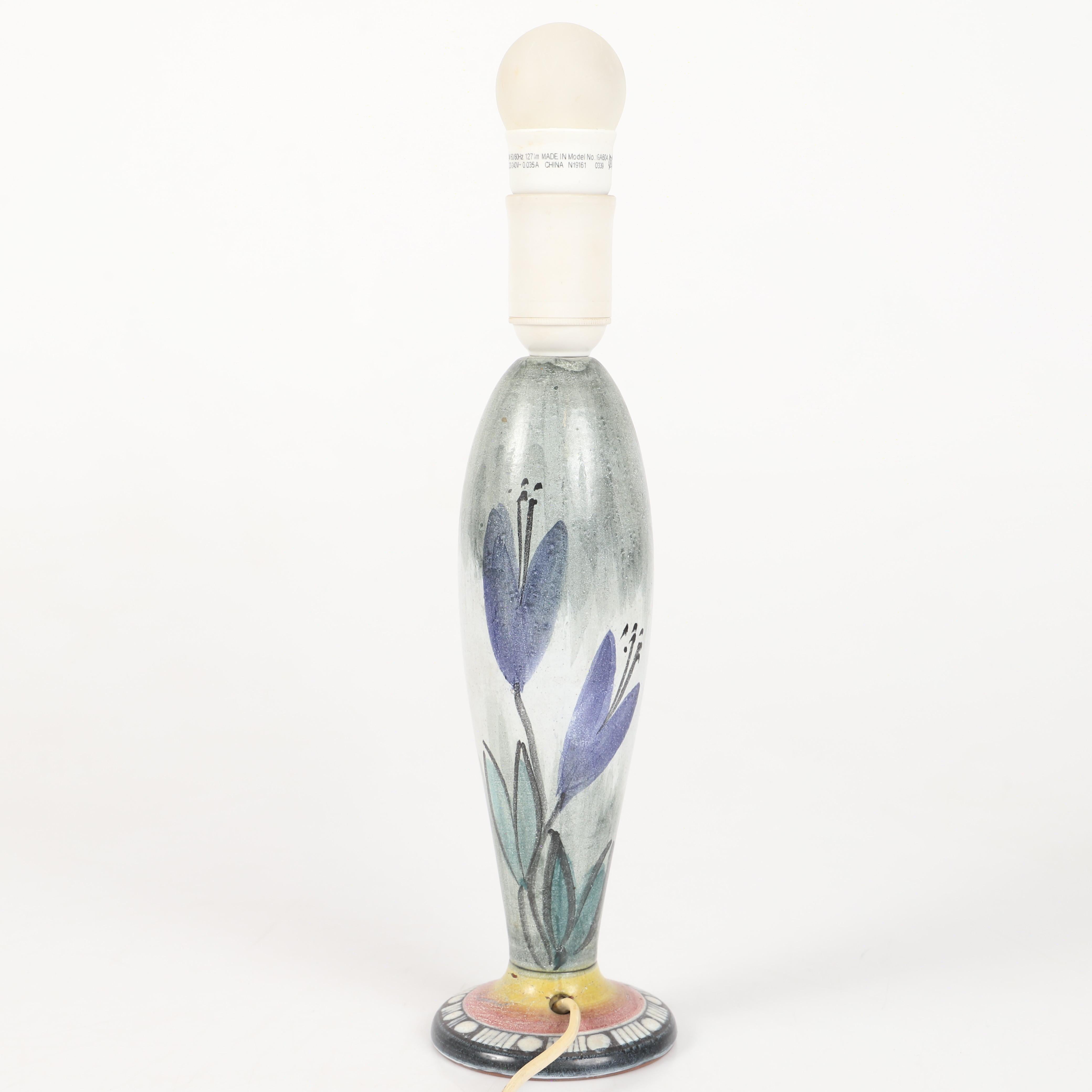 Mid-Century moderno Lampada da tavolo Tilgmans in ceramica Svezia anni '60 in vendita