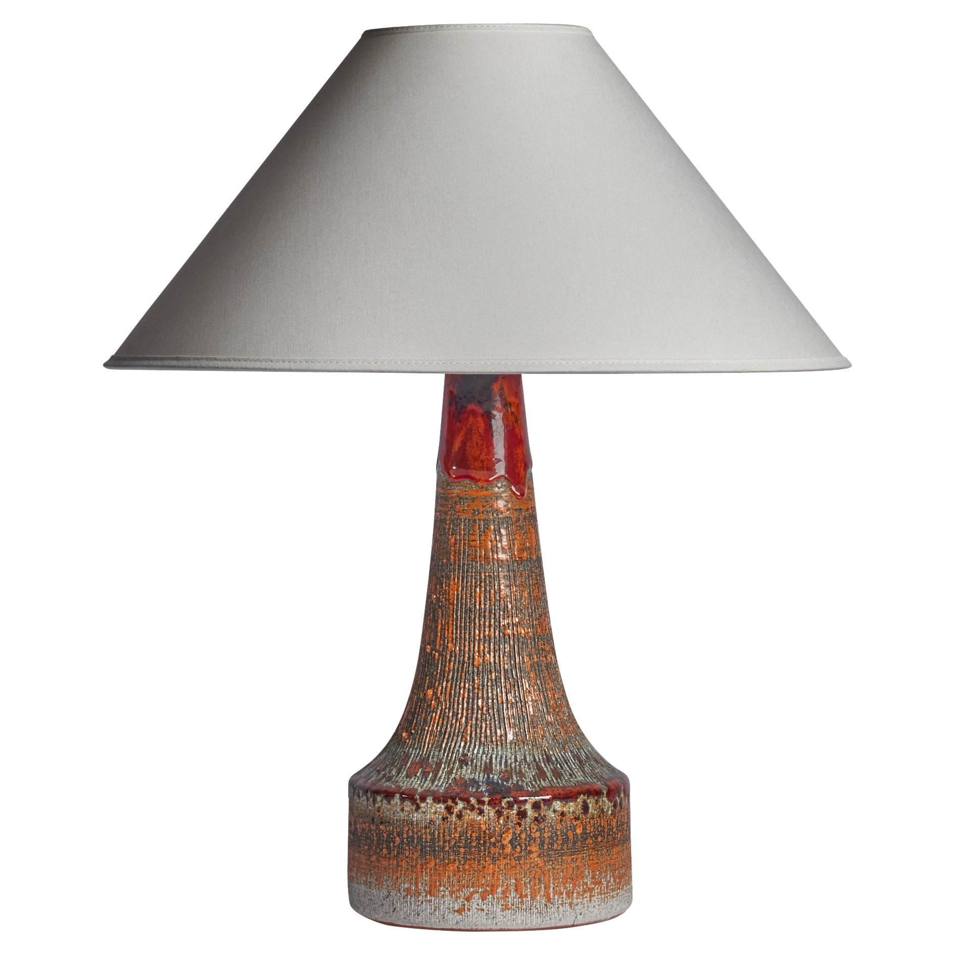 Tilgmans, Table Lamp, Stoneware, Sweden, 1950s