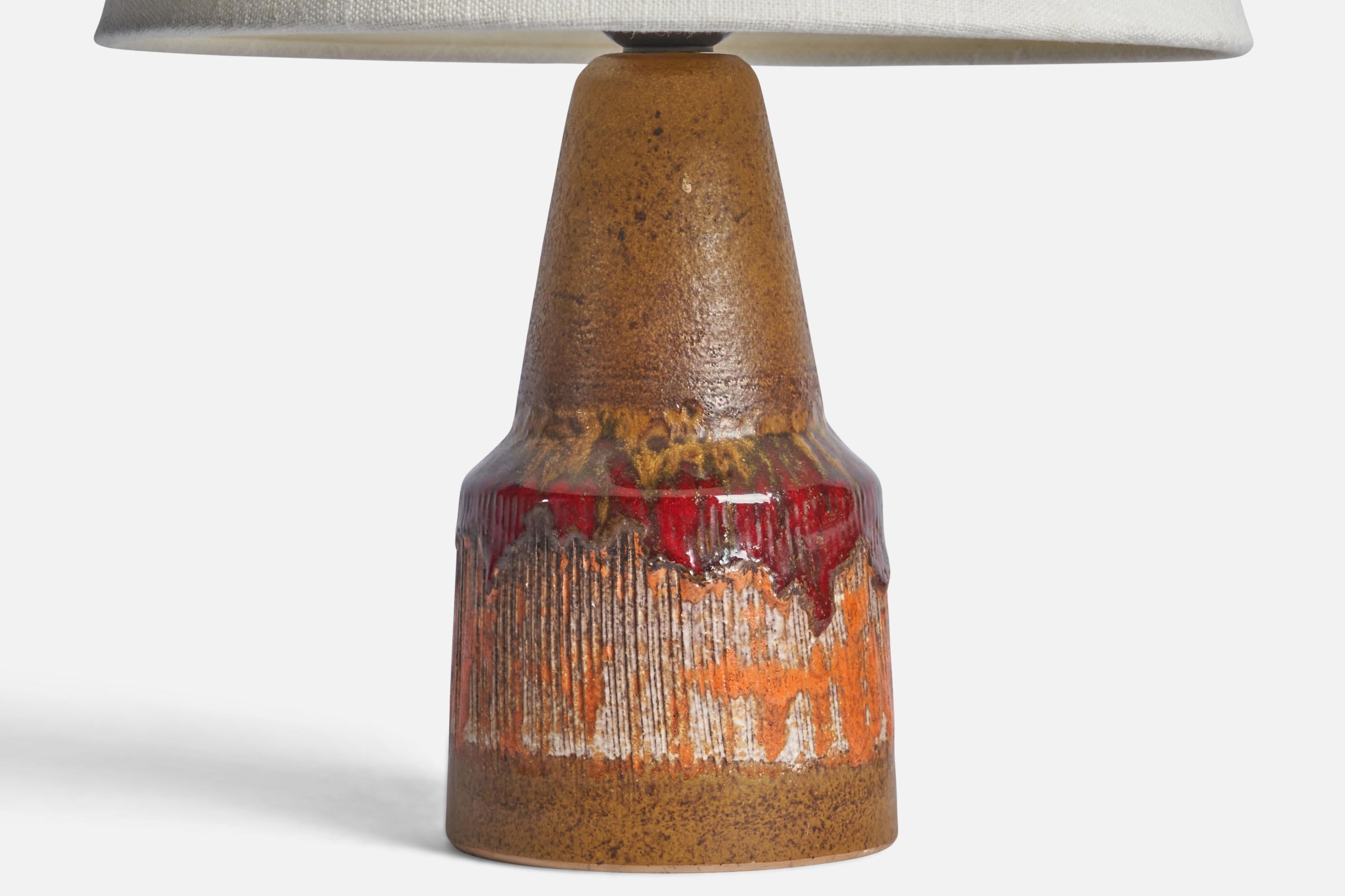 Swedish Tilgmans, Table Lamp, Stoneware, Sweden, 1960s For Sale