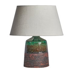 Tilgmans, Table Lamp, Stoneware, Sweden, 1960s