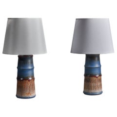 Tilgmans, Table Lamps, Stoneware, Sweden, 1960s Tilgmans, Table Lamps, Stoneware, Sweden, 1960s
