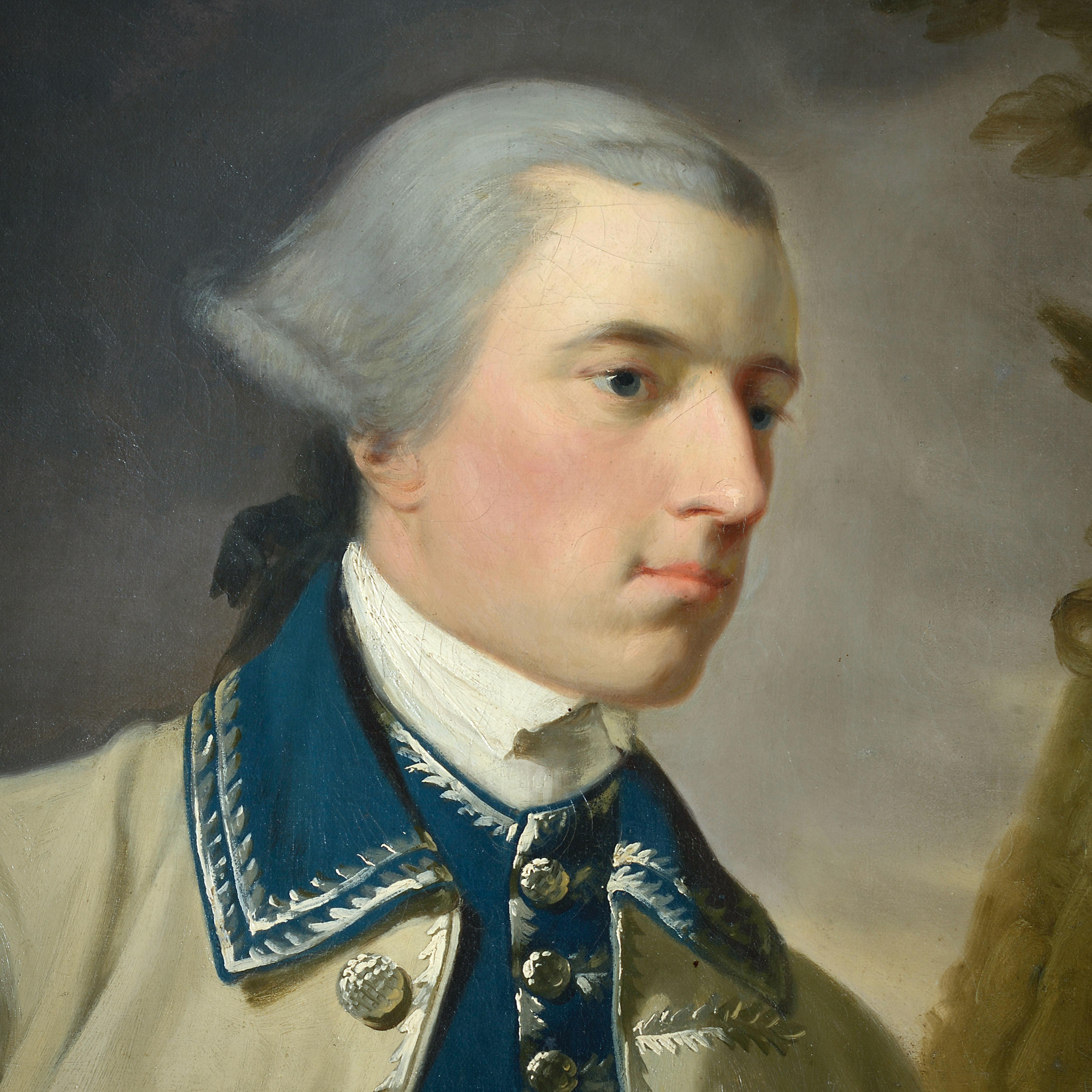 Tilly Kettle (1734-1786) Pair of Portraits For Sale 2