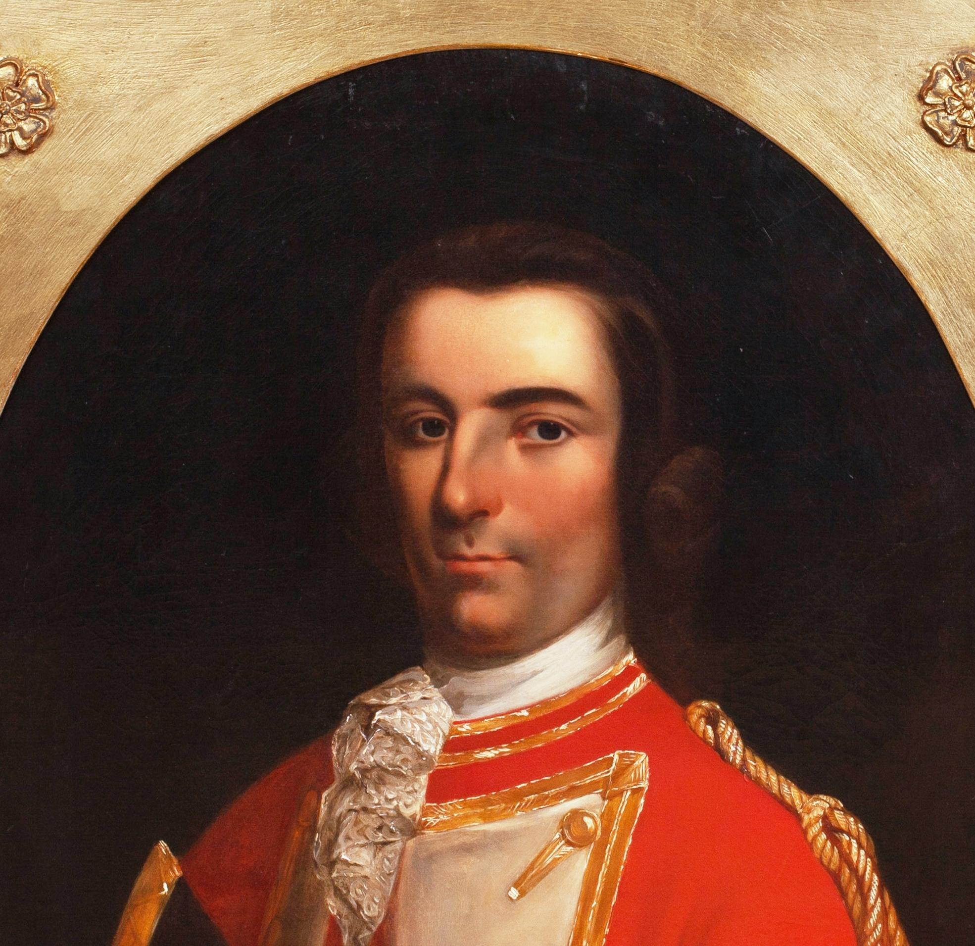 Portrait d'un officier militaire irlandais, 18ème siècle 2