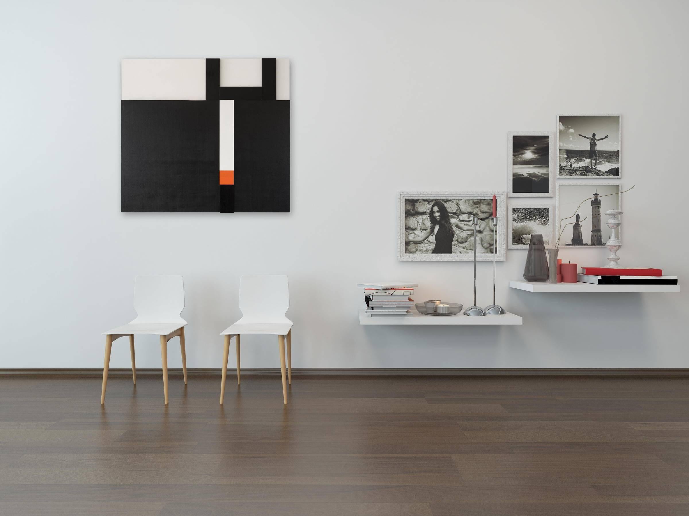 Anywhere now 19.15 (Abstraktes Gemälde) (Minimalistisch), Painting, von Tilman