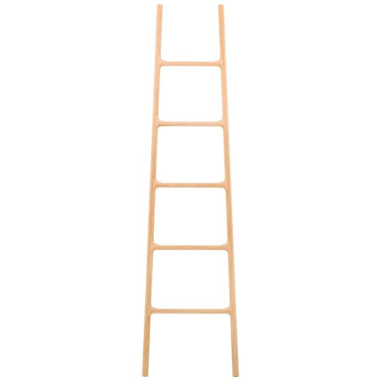 Tilt Ladder in Solid Oak by Smith Matthias For Sale