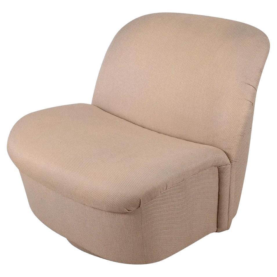 Tilt & Swivel Lounge Chair by Vladimir Kagan for Directional For Sale