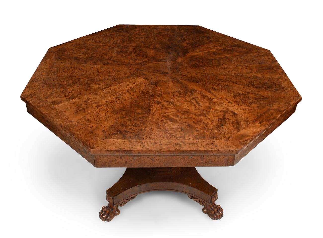 English Tilt- top Breakfast table; William IV, England, c. 1835. For Sale