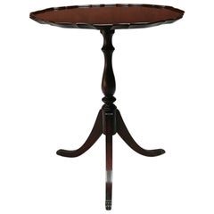 Tilt-Top Mahogany Wood Vintage Tea Table by Ferguson Bros. Manufacturing Co.