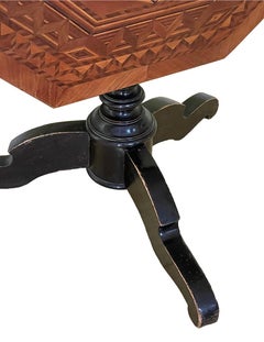 Tilt top octagonal table