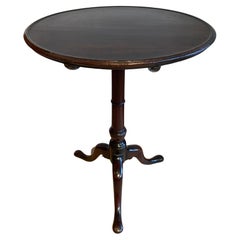 Antique Tilt top table in red walnut
