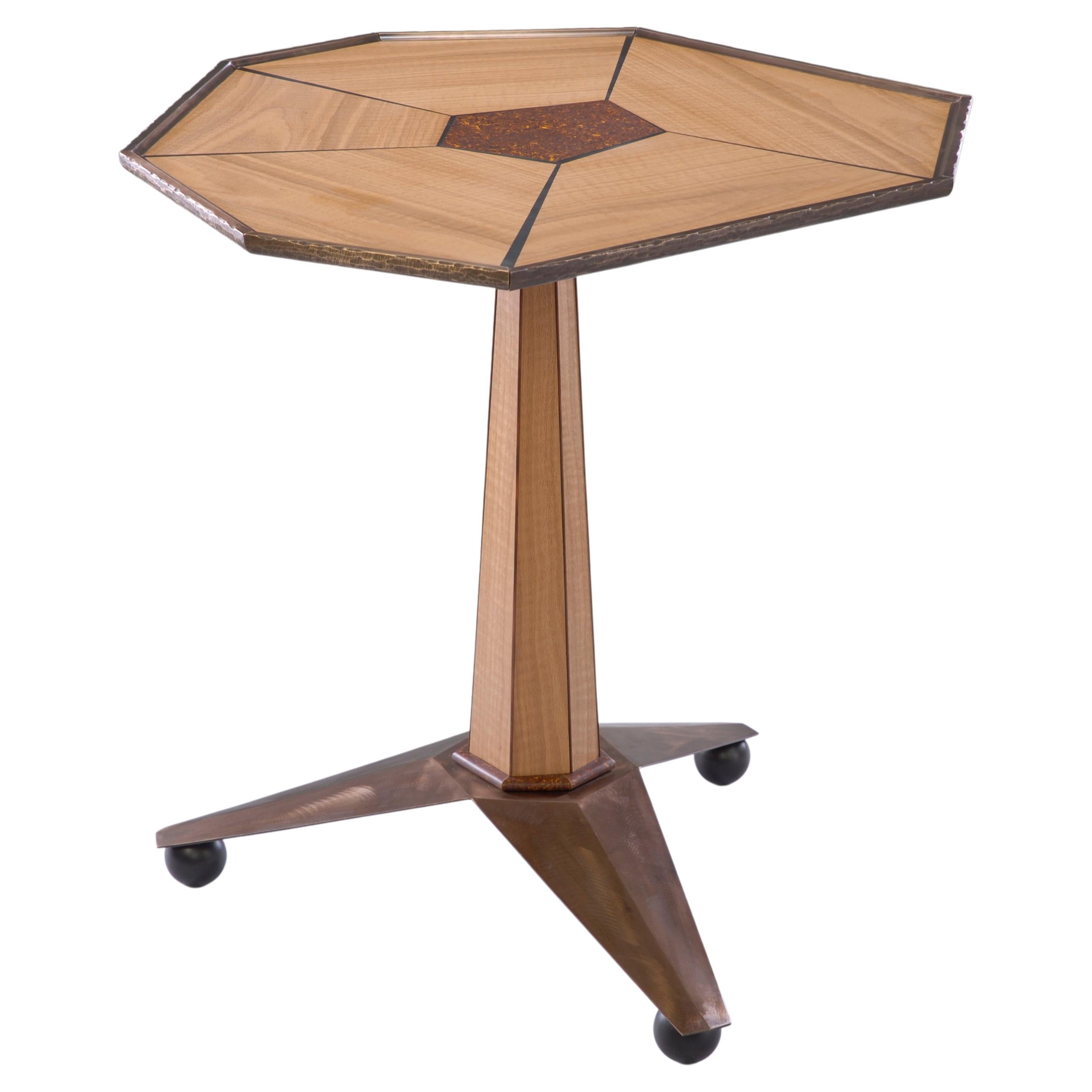 TiltTop Mahogany Wood Vintage Tea Table by Ferguson Bros