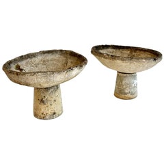 Tilted Bowl Planters with Stands