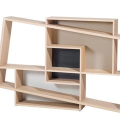 Tilted Console Table in Solid French Oak