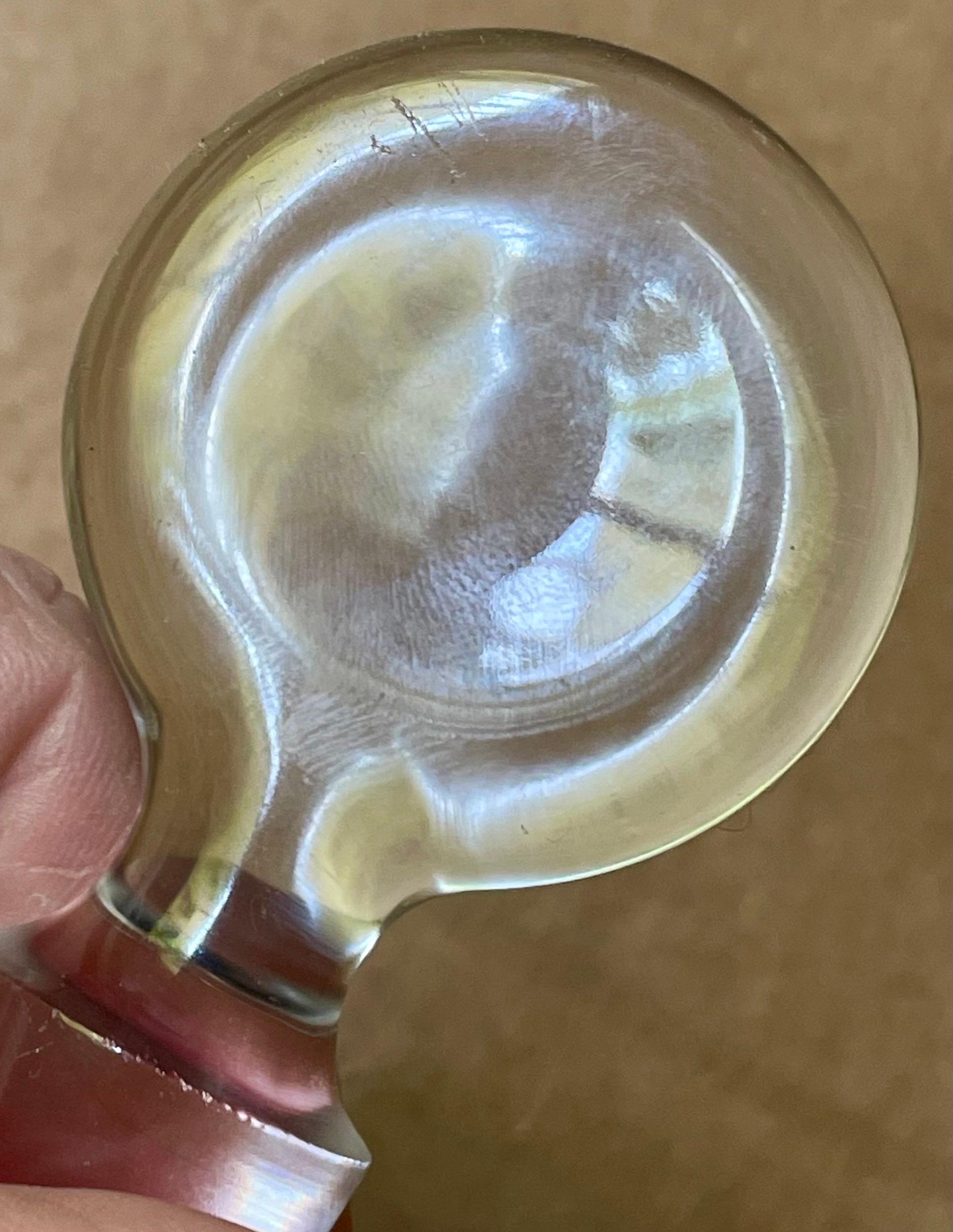 Decantador Inclinado de Cristal Transparente 32 Fl Oz Vino Espirituoso en venta 7