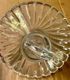 Tilted Leaning Clear Crystal 32 Fl Oz Wine Spirit Decanter