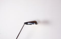 Tilting desk lamp in chrome metal by Marina Malabotti 1960.