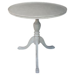 Tilting Swedish Pedestal Table in Oak