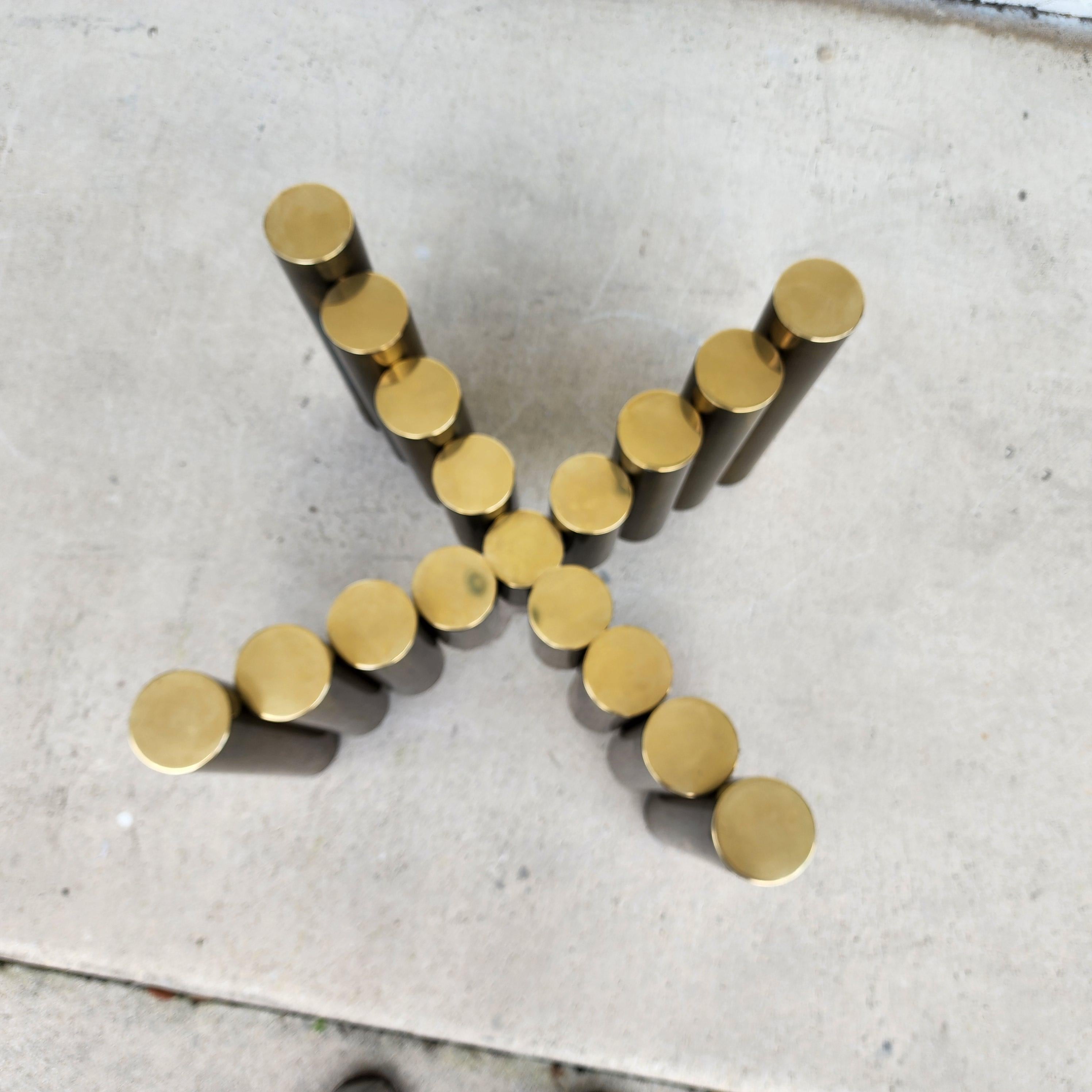 Late 20th Century Tim Bates for Pieff England Brass Coffee Table For Sale