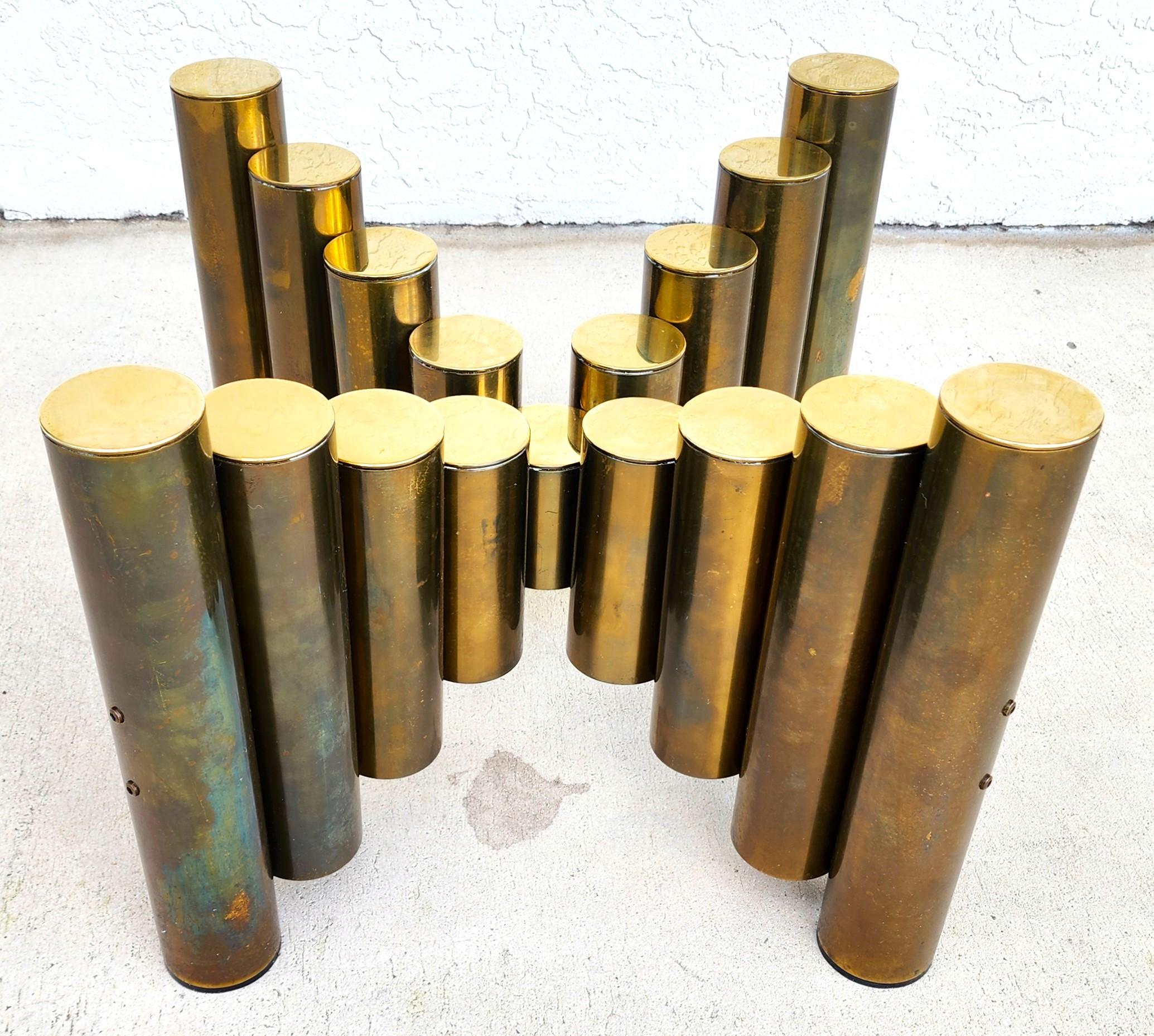 Tim Bates for Pieff England Brass Coffee Table For Sale 2