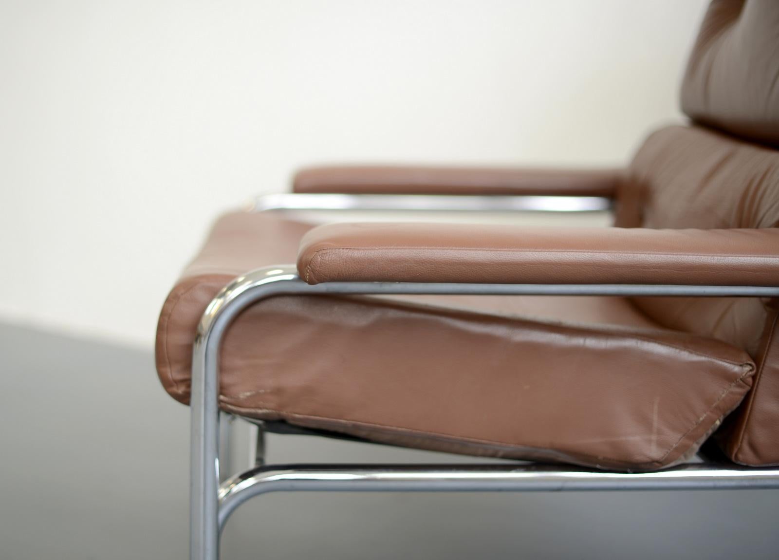 Tim Bates For Pieff Lounge Chair, circa 1970s In Good Condition In Gloucester, GB