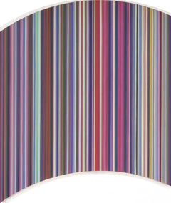 Beso n.º 3, Pintura de polímero sintético sobre lienzo y panel de Tim Bavington, 2014