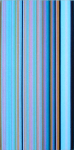 Spagna, Pittura acrilica su tela di Tim Bavington, 2002