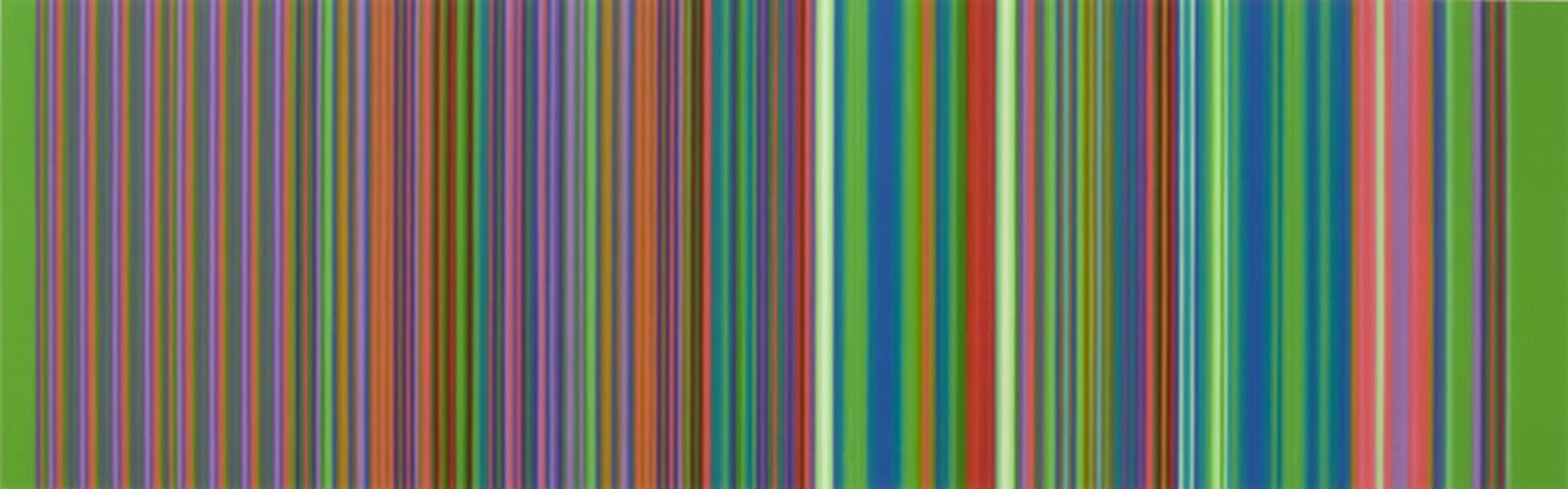 Primavera (finalmente), dipinto di Tim Bavington con polimeri sintetici su tela, 2007