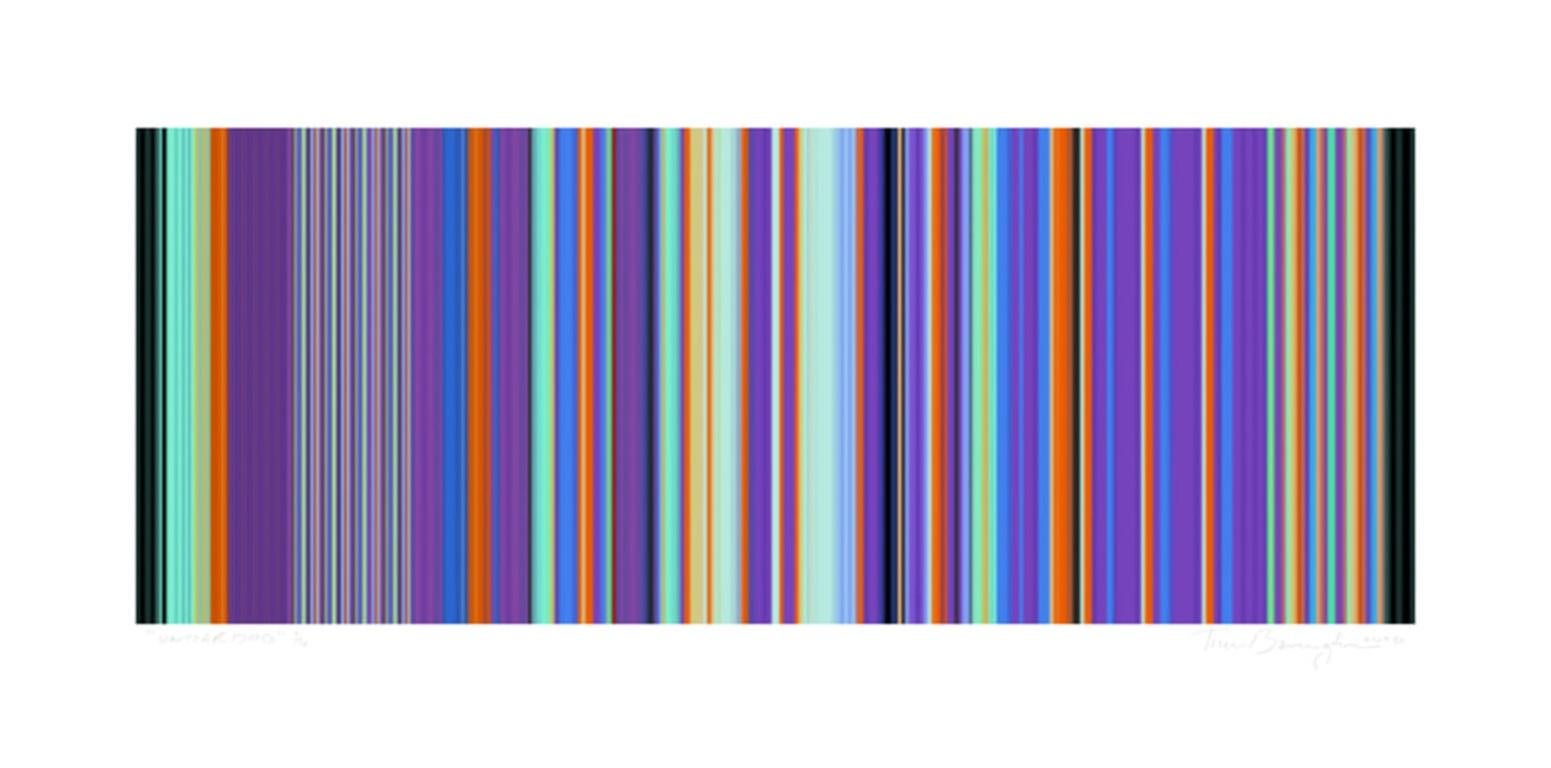 Underdog,  Ink on Hahnemule Paper Print by Tim Bavington, 2020

Additional information:
Medium: Ink on Hahnemule 308gsm paper
Dimension: 24 × 48.5 in (61 × 123.2 cm)

About Artist: Music is the genesis of Tim Bavington's paintings. Through synthetic