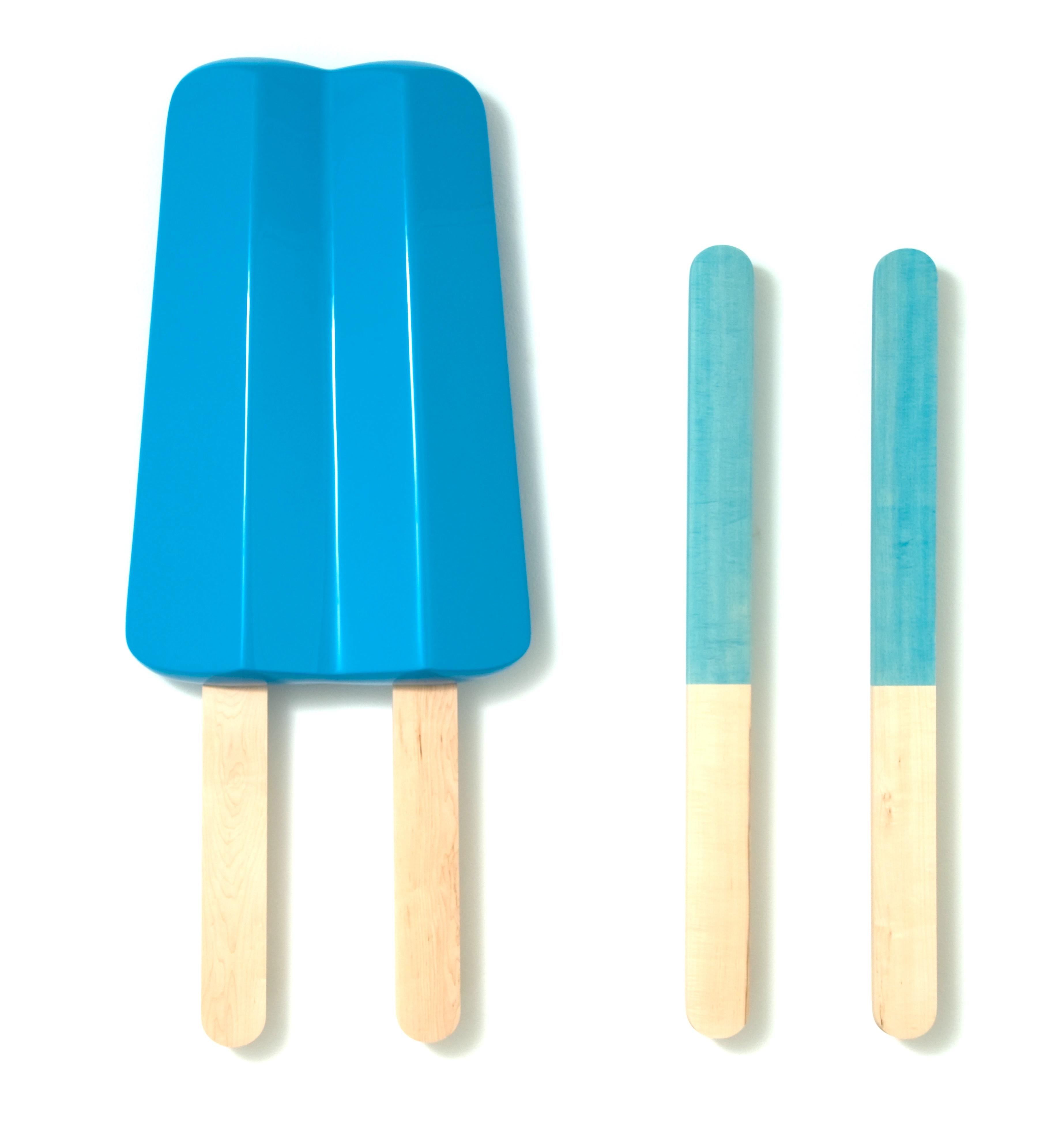 Here today, gone tomorrow - blue-raspberry (outdoor sculpture)