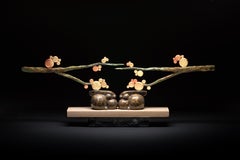 "Aspen a cubierto" (2023) de Tim Cherry, escultura de bronce