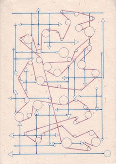 Systems and Parallels CDXX - Ink Drawing on Handmade Paper, 2020