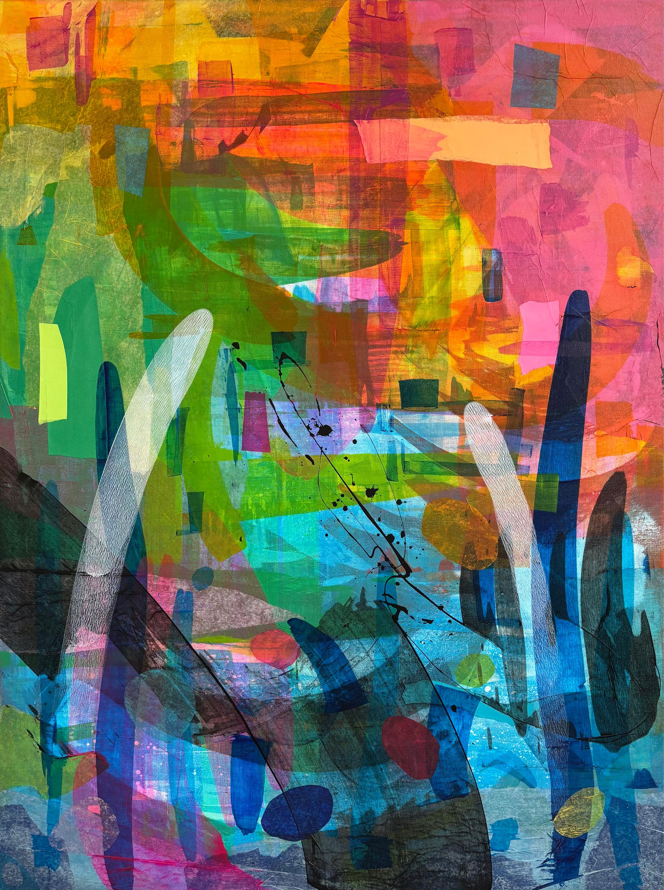 Arcadia, Pintura Abstracta - Mixed Media Art de Tim Engelhardt