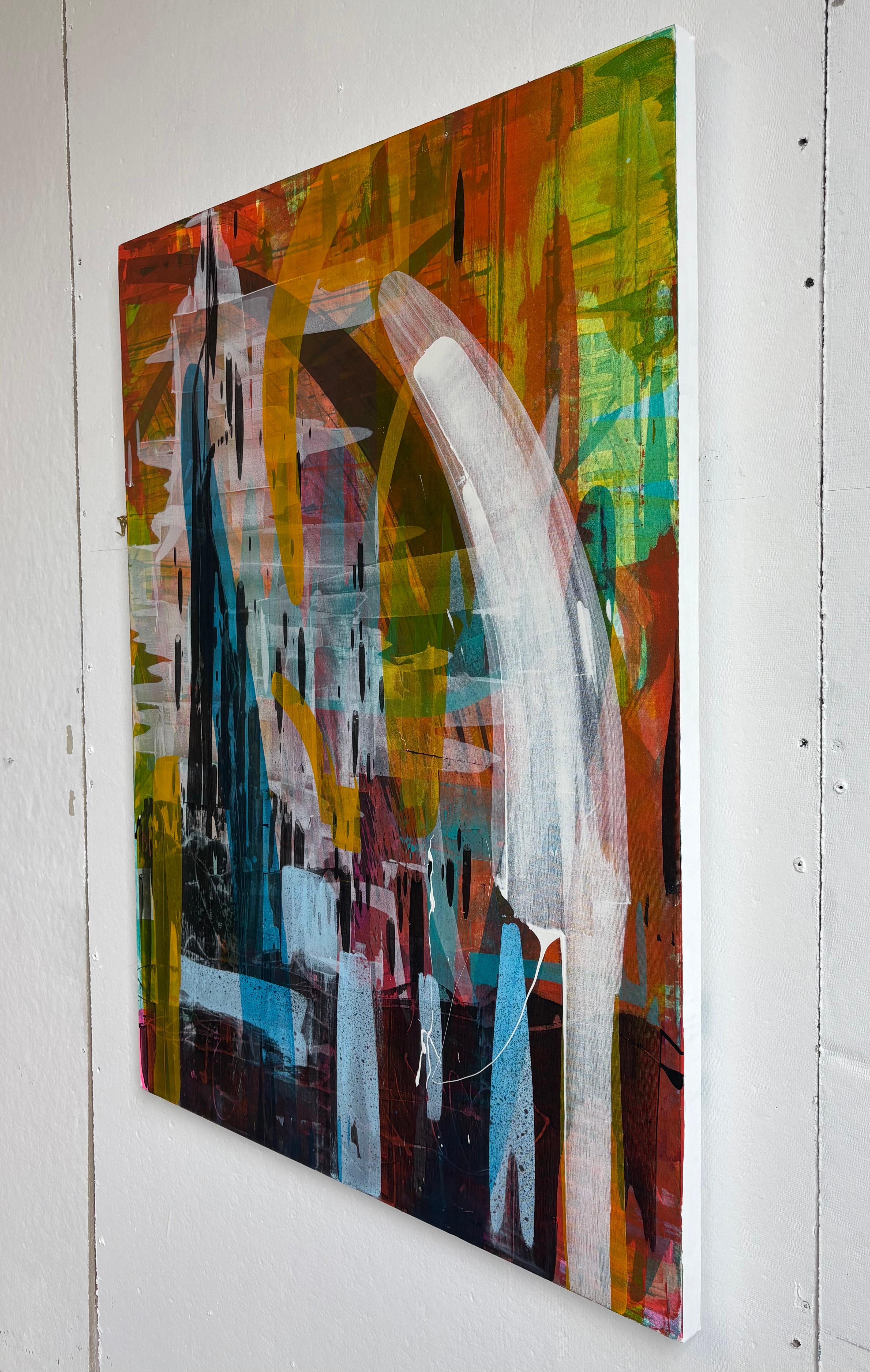 Entró en, Pintura Abstracta - Mixed Media Art Abstracto de Tim Engelhardt