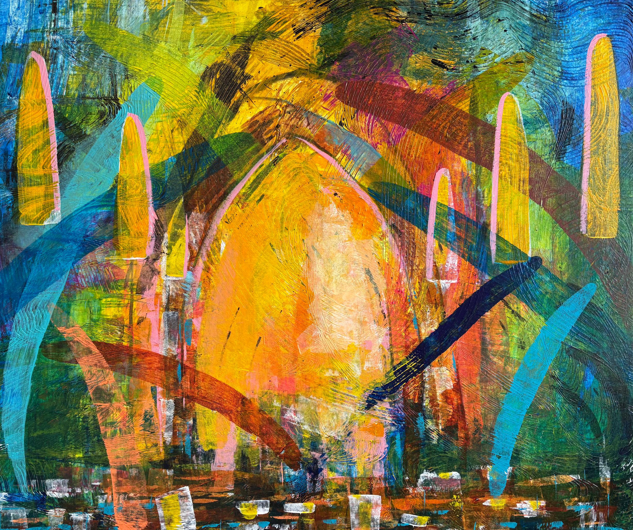 Gnosis, Abstrakte Malerei – Mixed Media Art von Tim Engelhardt