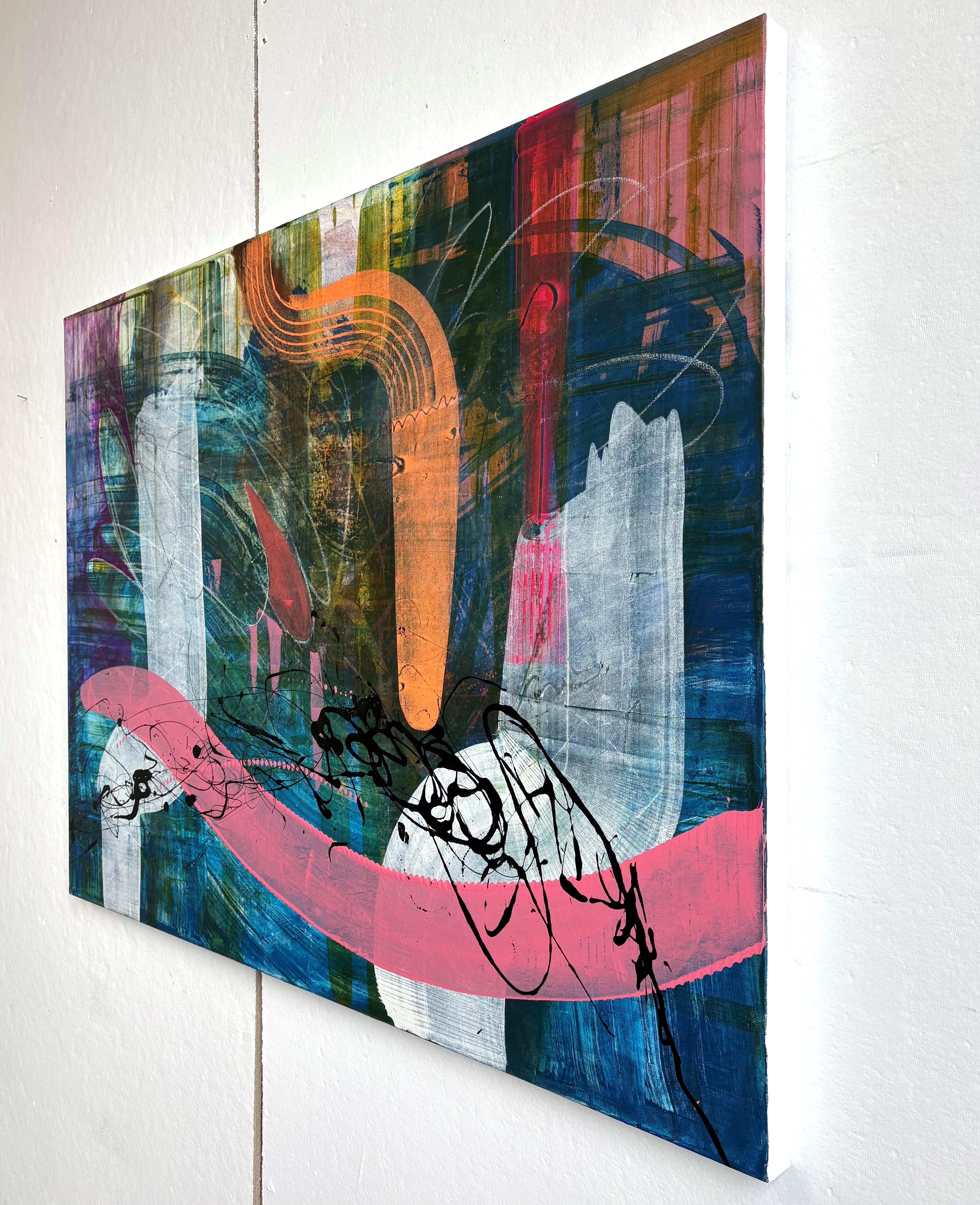 Pensamientos persistentes, Pintura abstracta - Mixed Media Art Abstracto de Tim Engelhardt