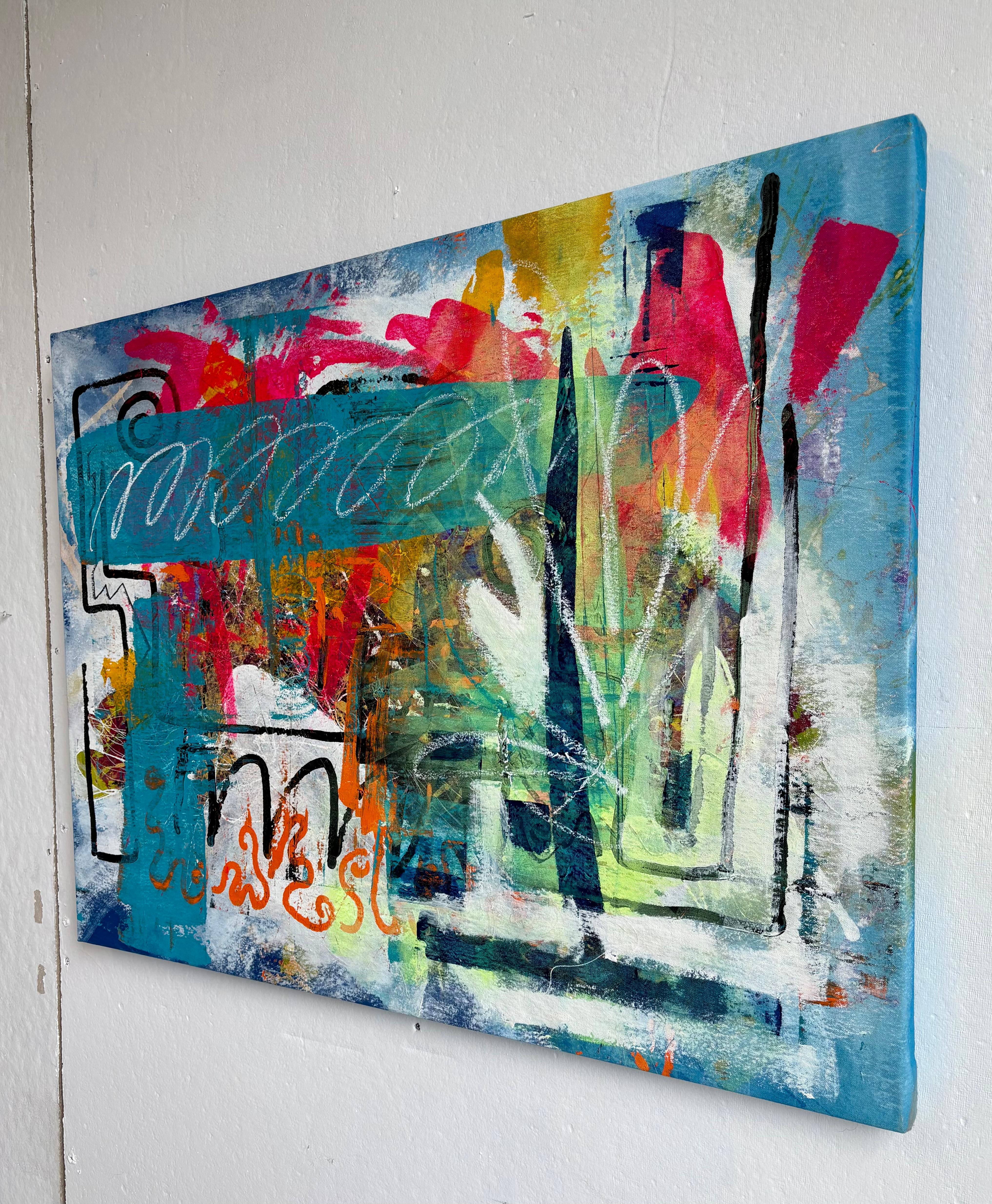 Firma, por favor, Pintura abstracta - Mixed Media Art Abstracto de Tim Engelhardt