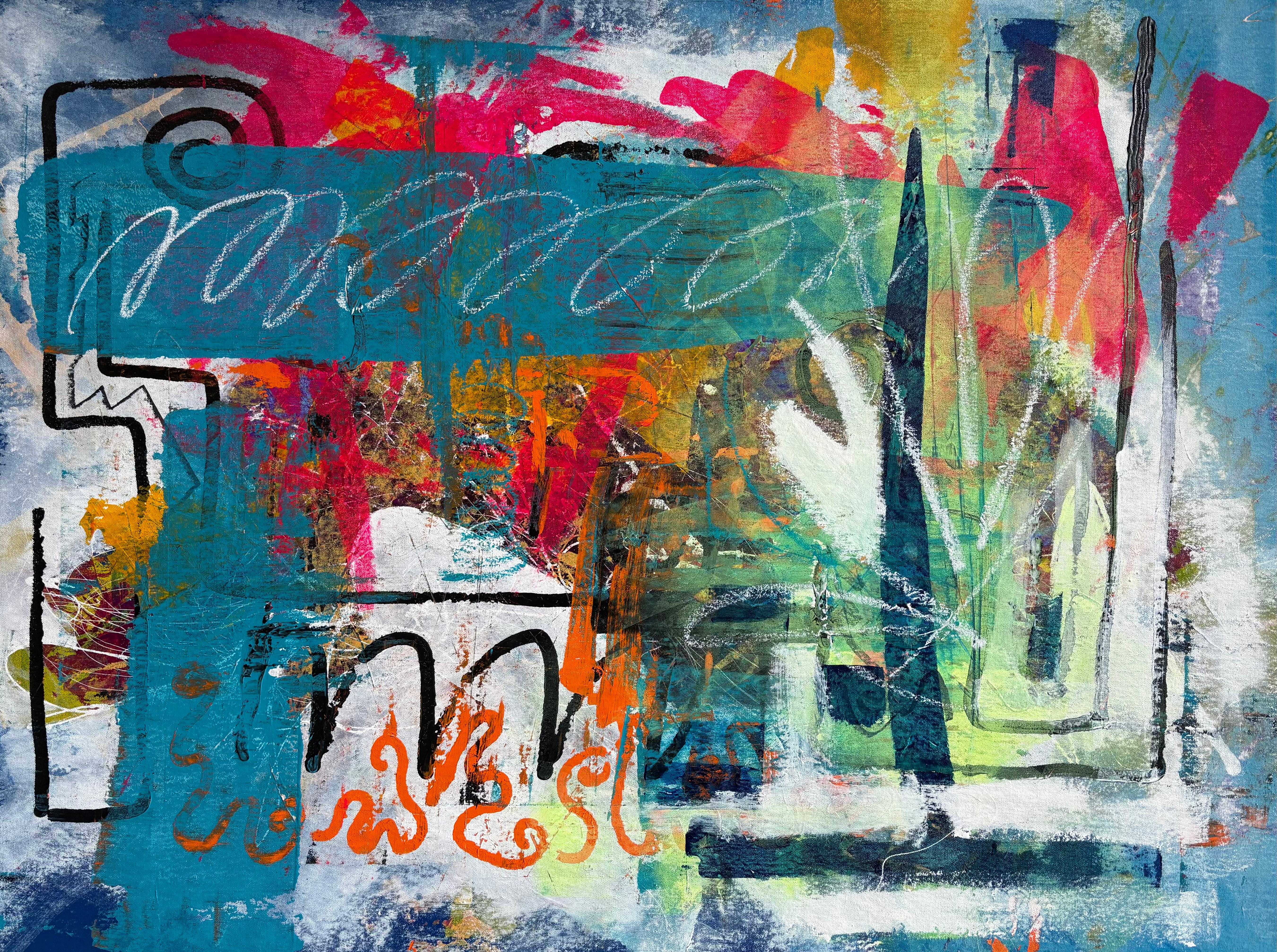 Firma, por favor, Pintura abstracta - Mixed Media Art de Tim Engelhardt