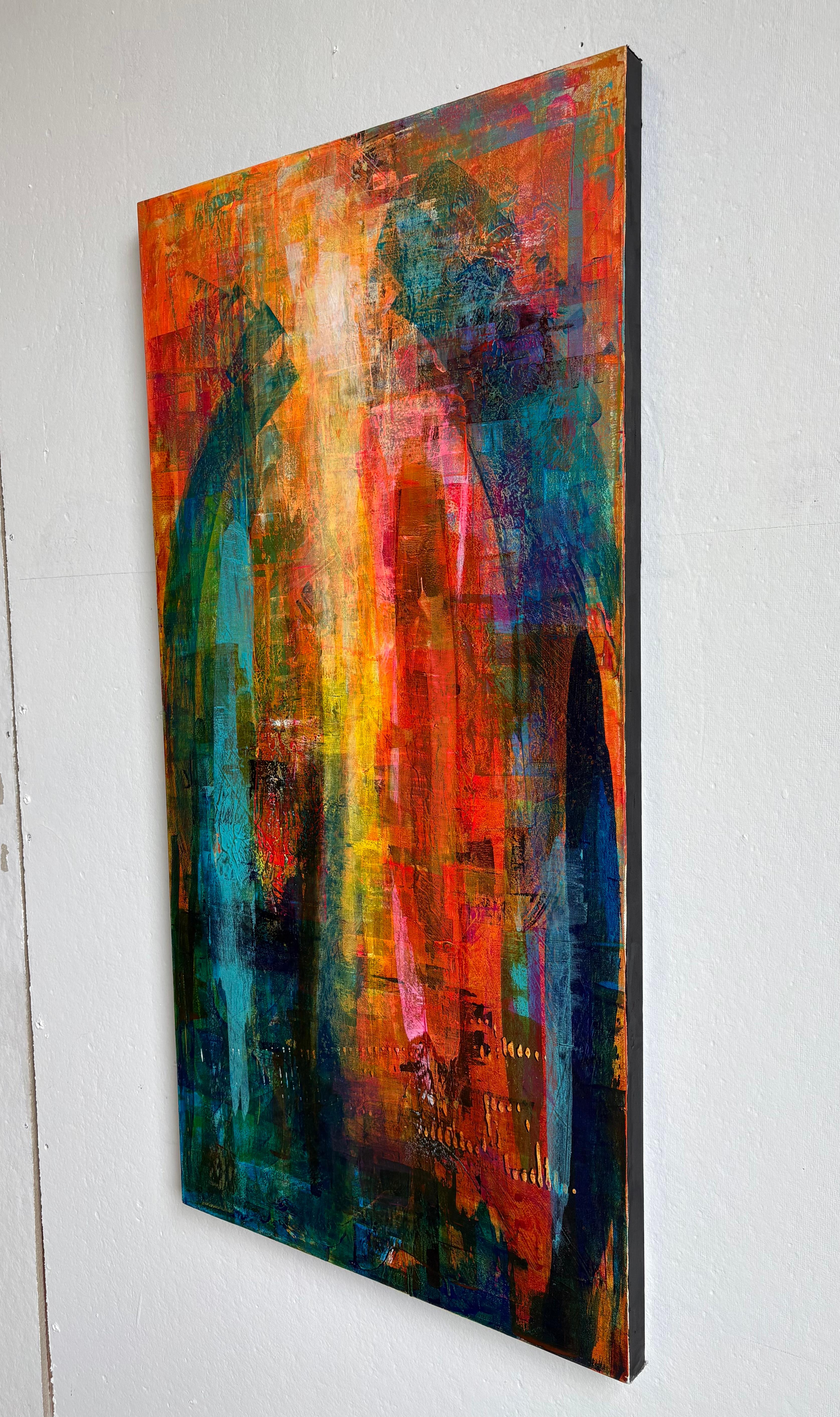 Vergänglichkeit und Hoffnung, Abstrakte Malerei – Painting von Tim Engelhardt