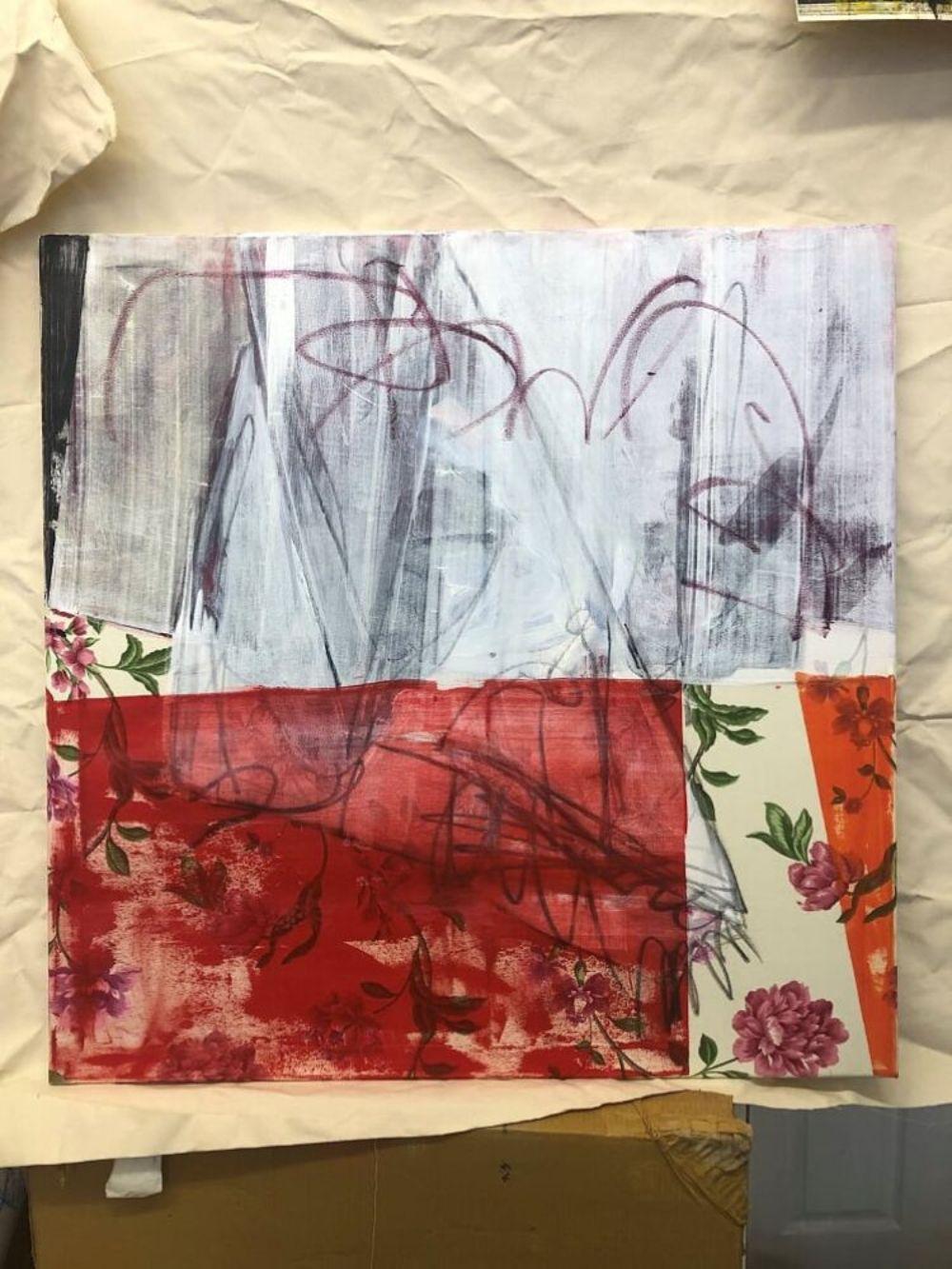 Curtains Included (Abstract Painting) 5