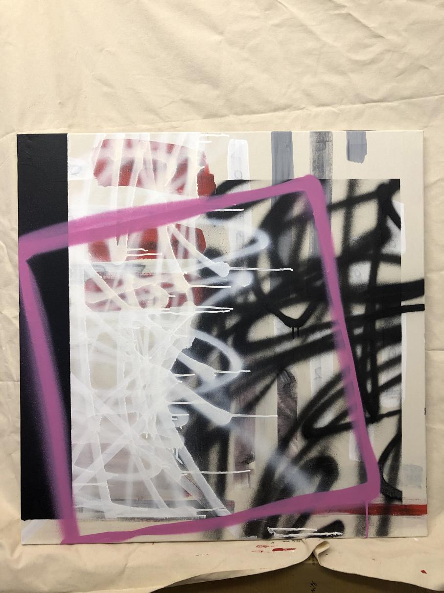 No Need to Shout, You're Man-Sized! (Abstract painting)

Acrylic and spraypaint on canvas - Unframed.

This artwork is exclusive to IdeelArt.

Tim Fawcett’s paintings point towards the legacy of Art Brut, establishing a midpoint between abstraction