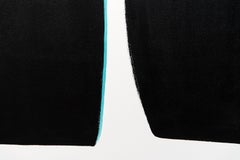 Repeat 03 04 - bold, black and white, abstract minimalist, acrylic on canvas