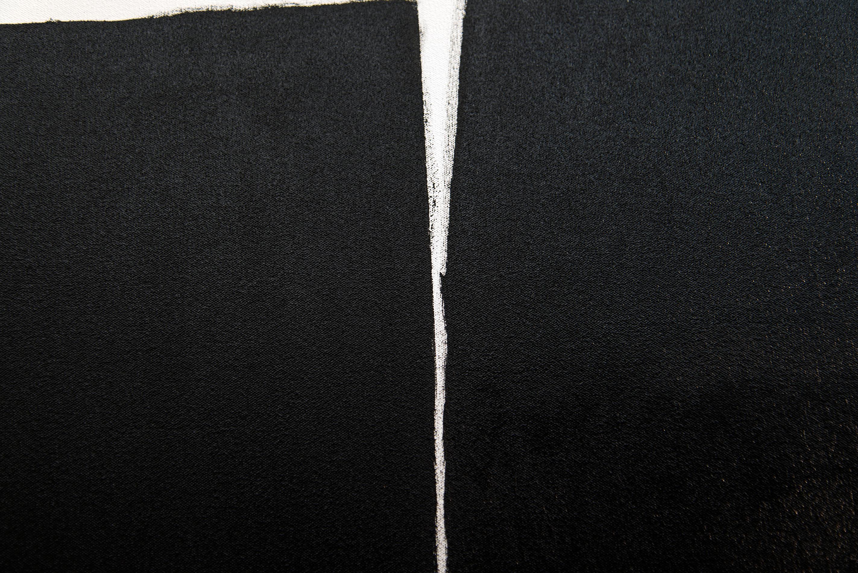Volume 03 04 - bold, black and white, abstract minimalist, acrylic on canvas 3