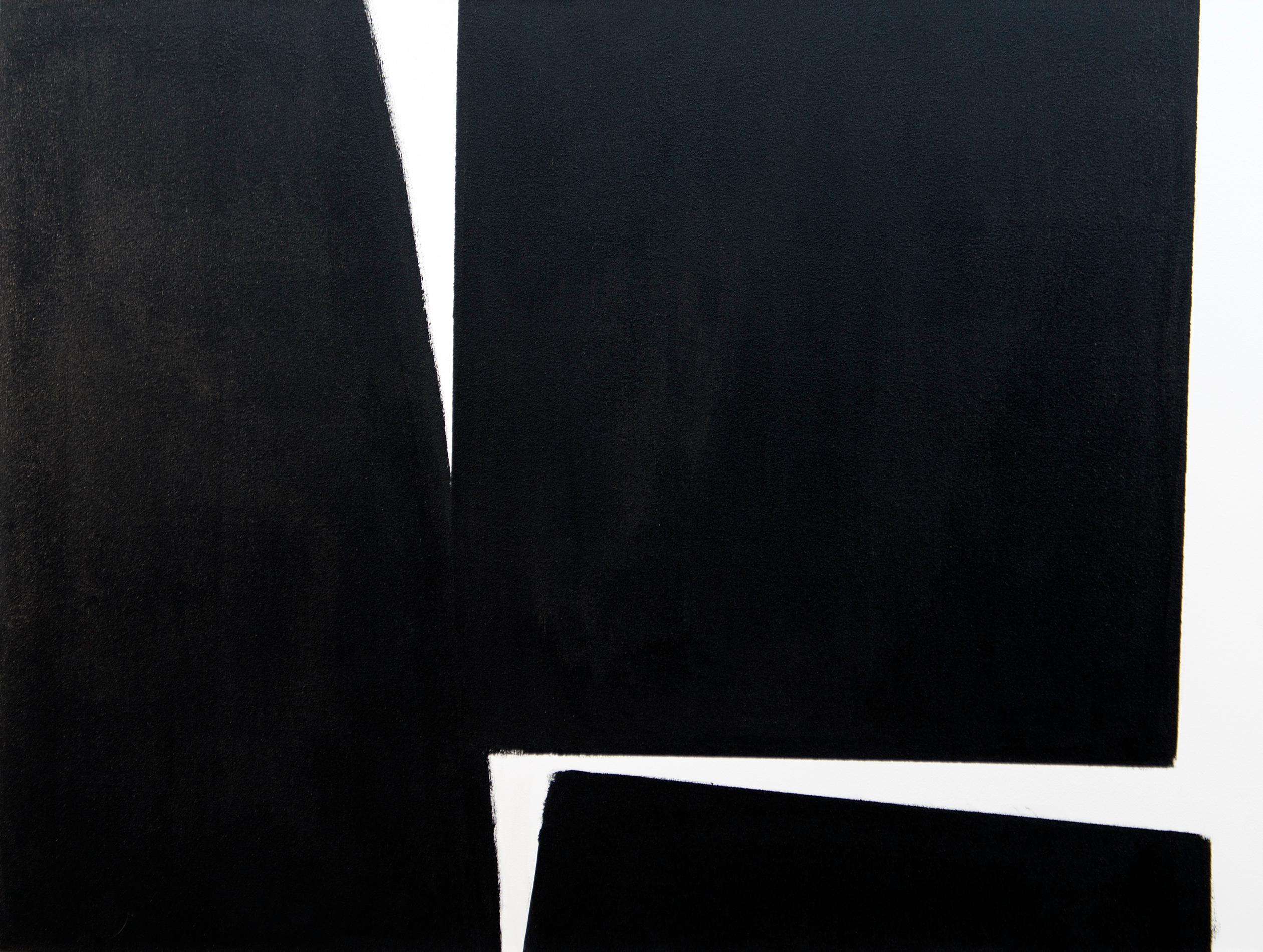 Volume 03 04 - bold, black and white, abstract minimalist, acrylic on canvas 5