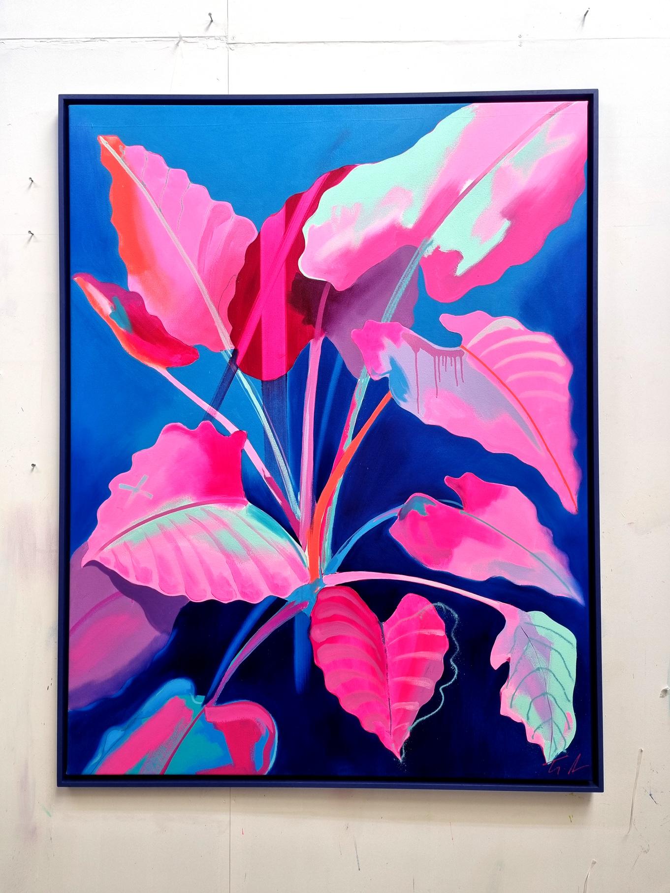 Elefante rosa - Painting di Tim Fowler