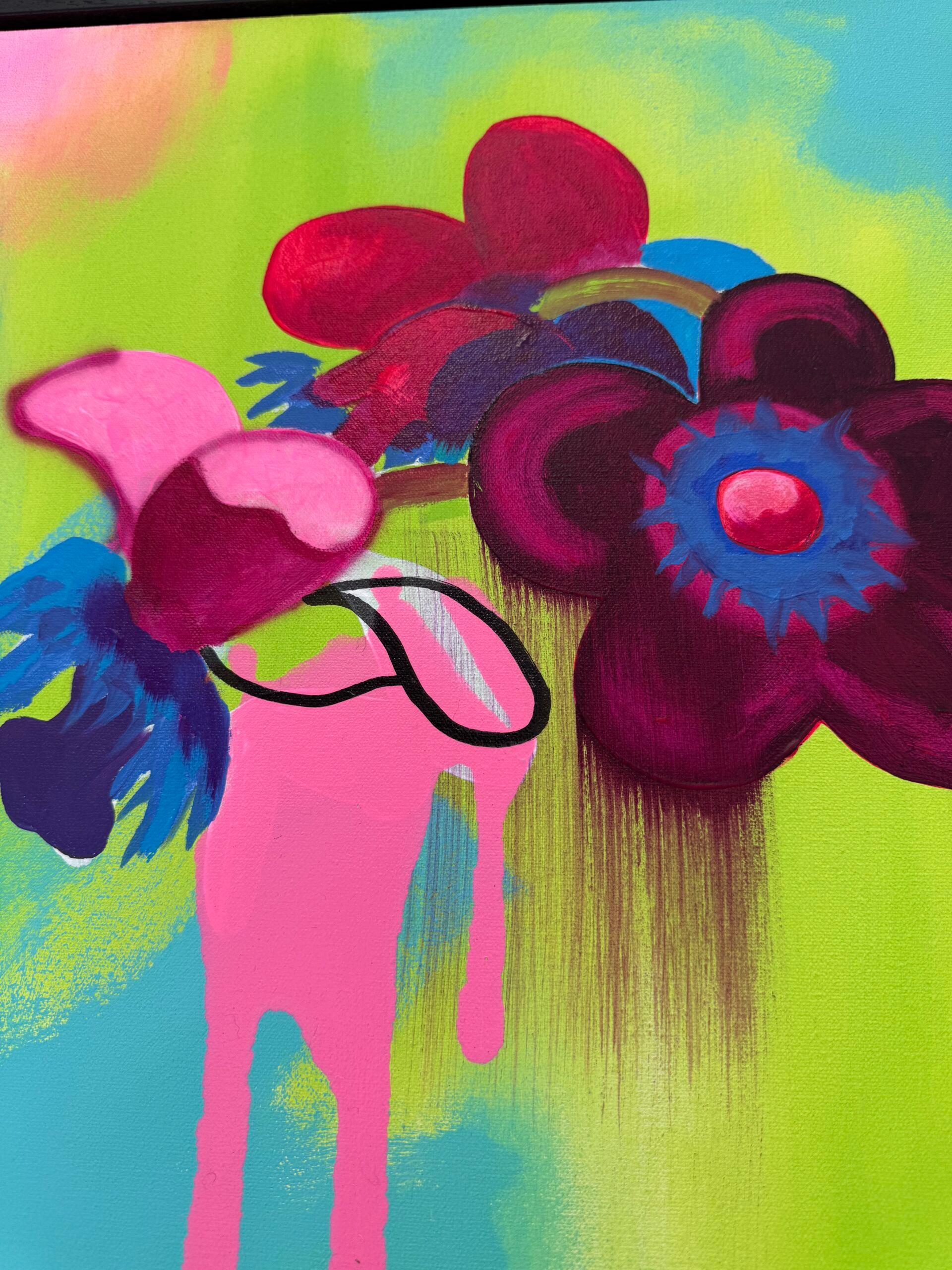 Prince's Pine - Contemporary Painting by Tim Fowler