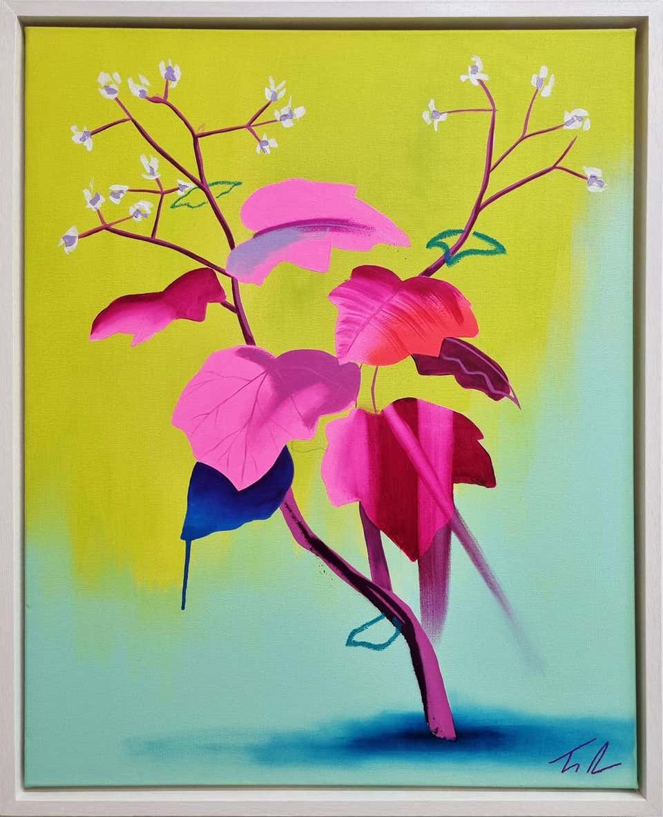 Tim Fowler - Marlene Dietrich - Pop Art, Acrylic, Enamel Gloss ...