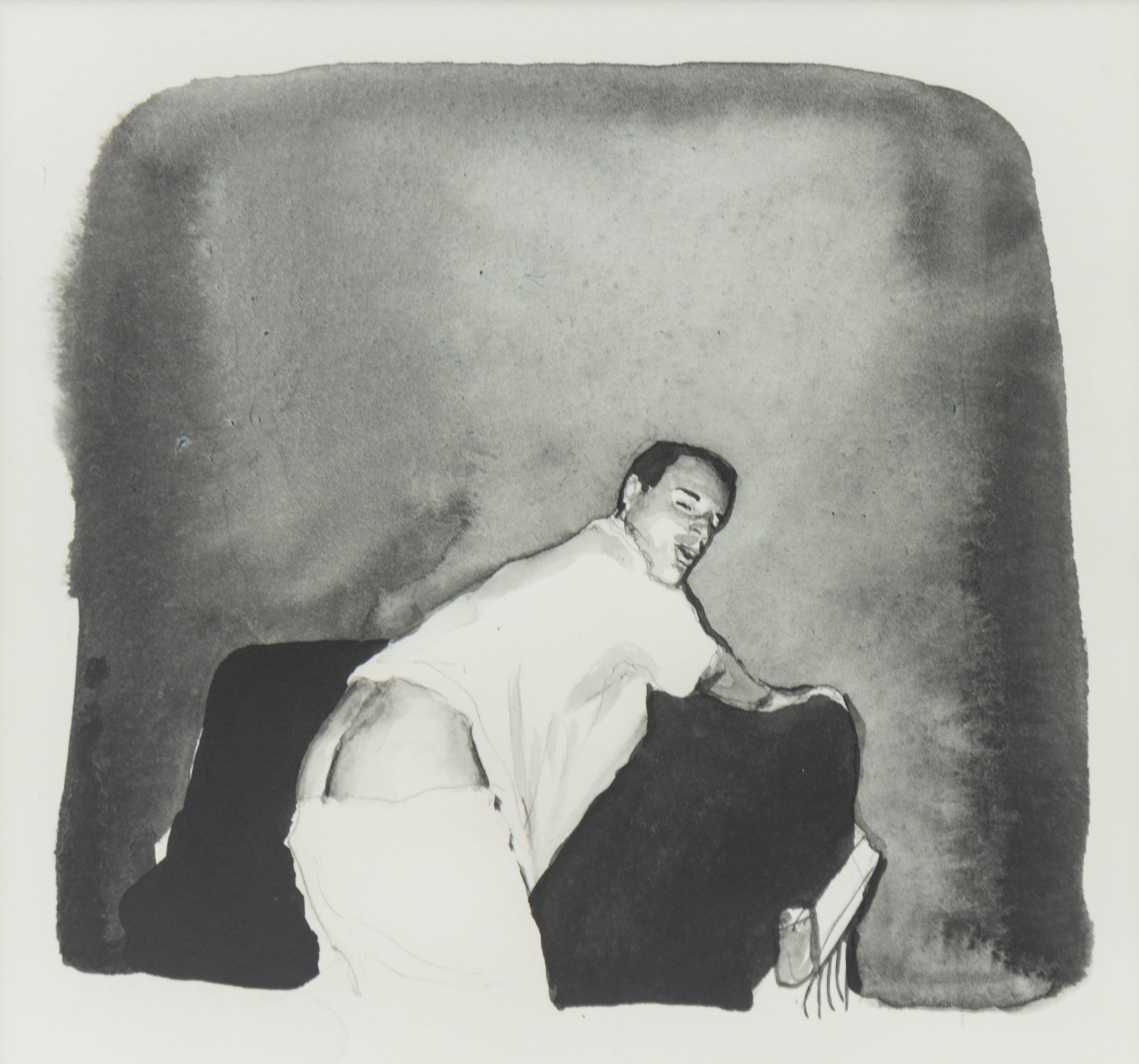 Tim Gardner, Untitled Study (Columbia University Print Portfolio)
2000

Signed, verso

Watercolor on paper

6 x 6 inches

Tim Gardner was born in Iowa City, Iowa, and grew up in Ontario and Manitoba in Canada. After graduating from Fort Richmond