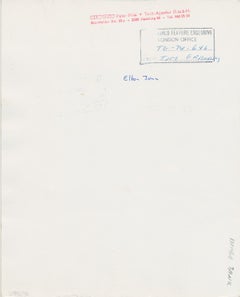 Elton John in a soccer match, Watford FC Shirts, 1973