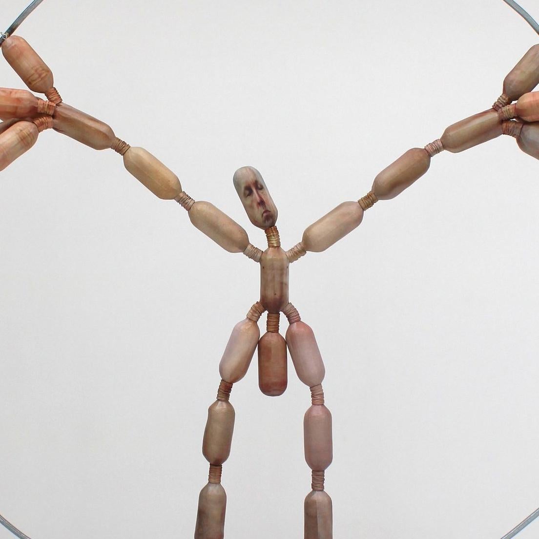 Averaged Vitruvian Man - Sculpture by Tim Hawkinson