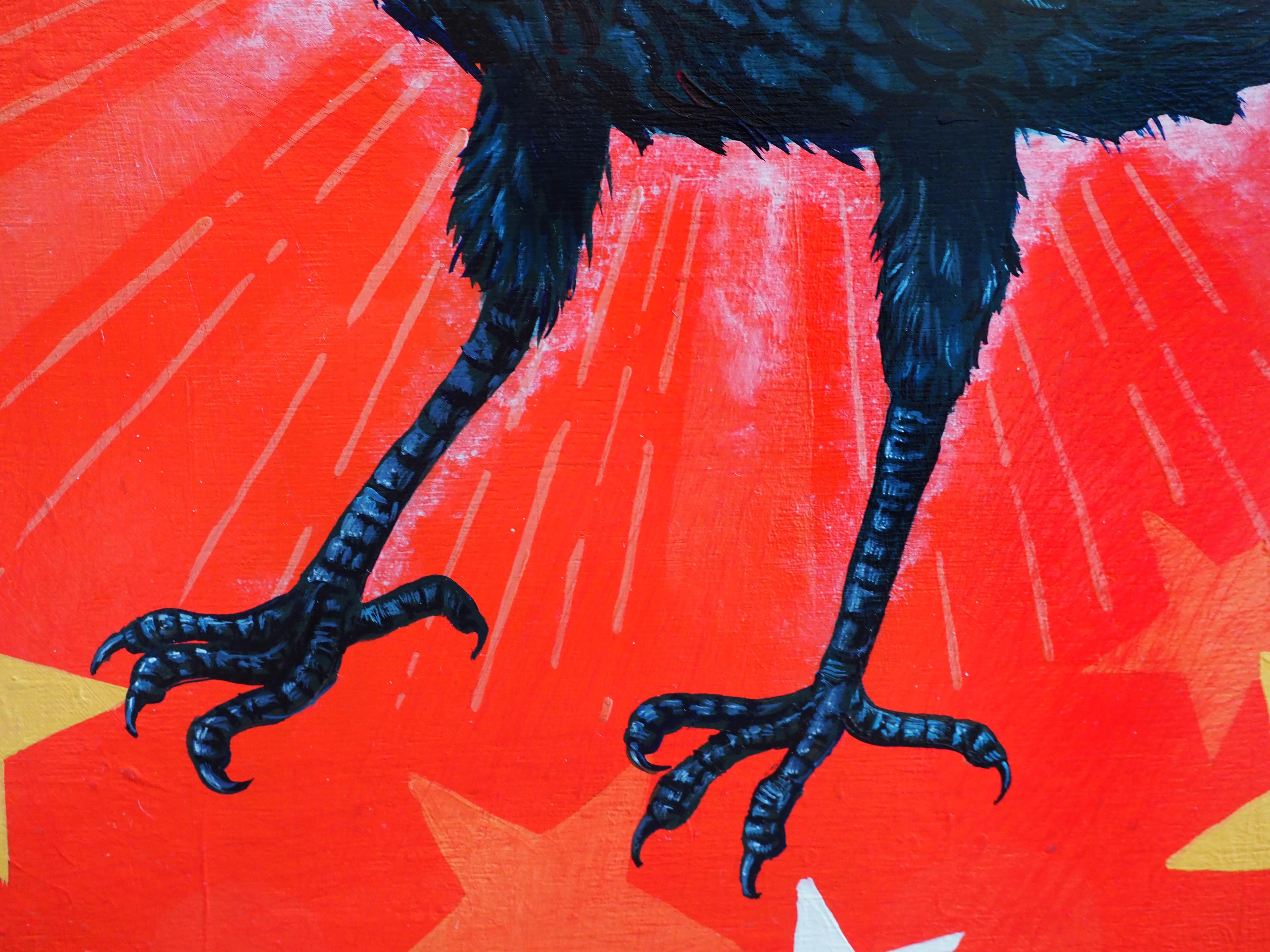 Estrella Roja - Painting de Tim Hooper
